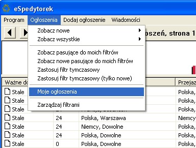 moje ogłoszenia